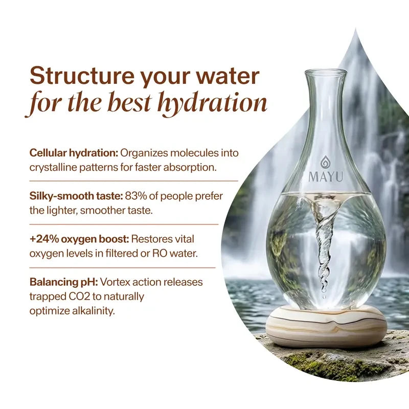 Swirl Structured Water Carafe