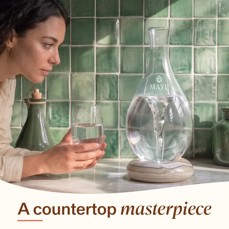 Swirl Structured Water Carafe
