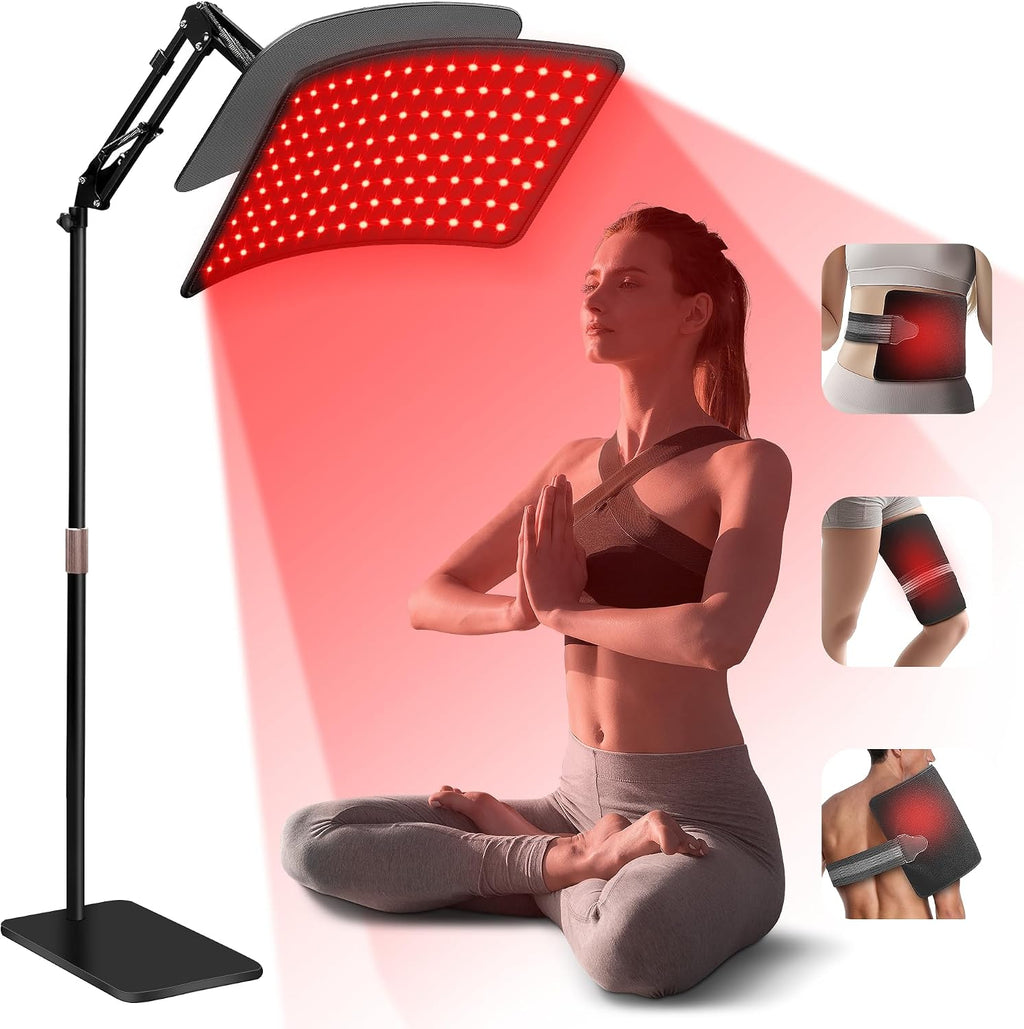 Red Light Therapy for Face and Body, Infrared Red Light Therapy Lamp