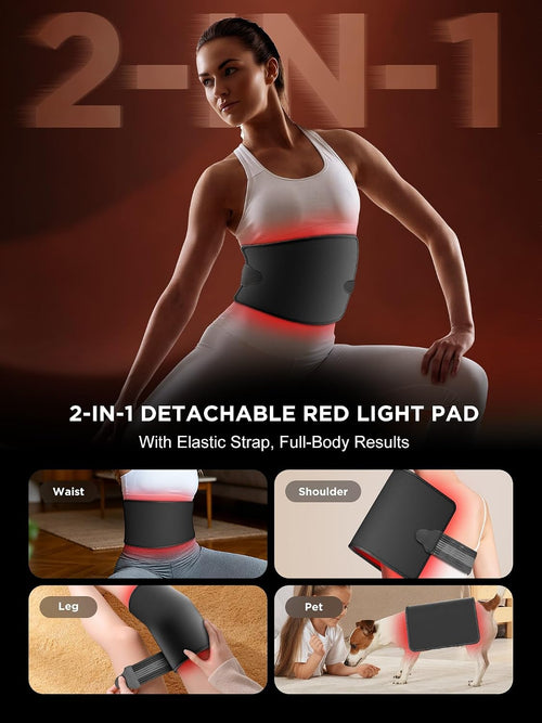 Red Light Therapy for Face and Body, Infrared Red Light Therapy Lamp